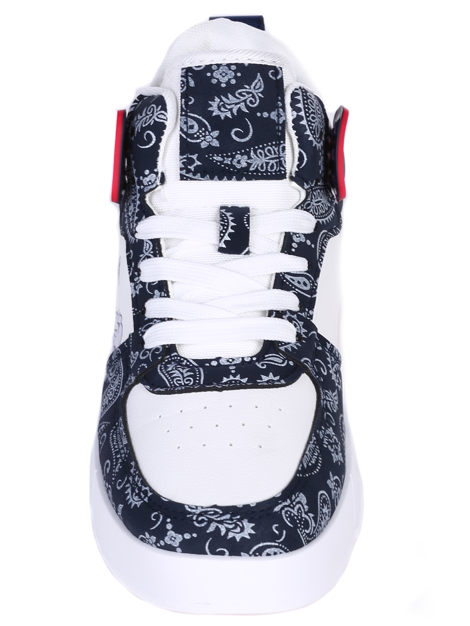 Ежедневни юношески кецове в цвят нави и бяло 14U-23572 white/navy