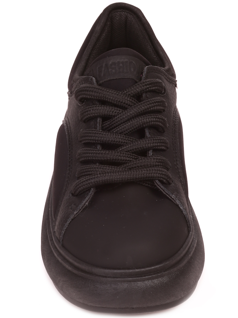 Ежедневни дамски кецове на платформа в черно 3U-23695 black