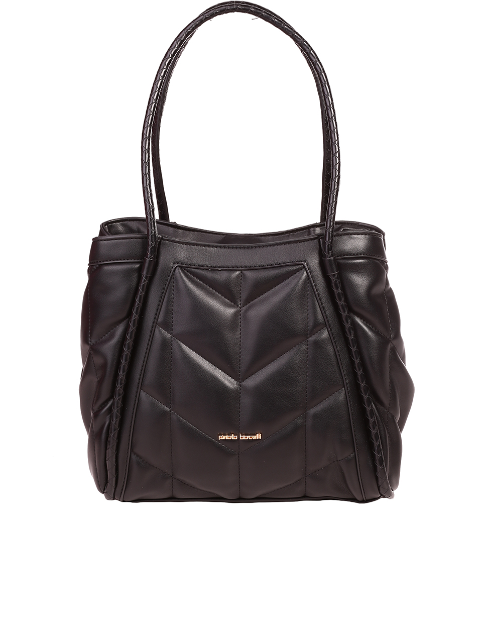 Ежедневна дамска чанта в черно 9Q-23665 black
