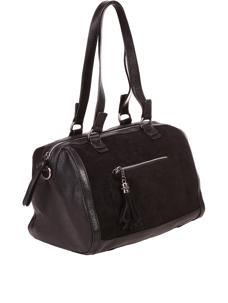 Ежедневна дамска чанта в черно 9Q-23670 black
