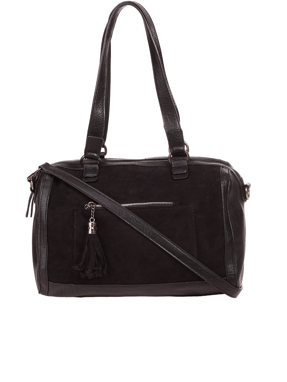 Ежедневна дамска чанта в черно 9Q-23670 black