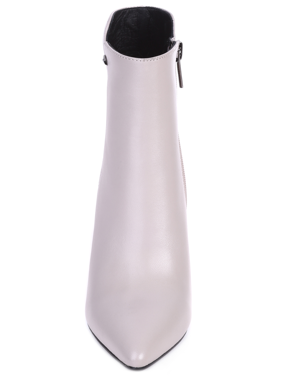 Елегантни дамски боти от естествена кожа в сиво 2I-23610 beige/grey