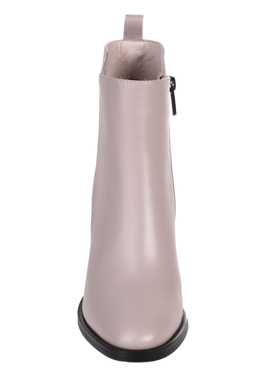 Елегантни дамски боти от естествена кожа в сиво 2I-23616 beige/grey