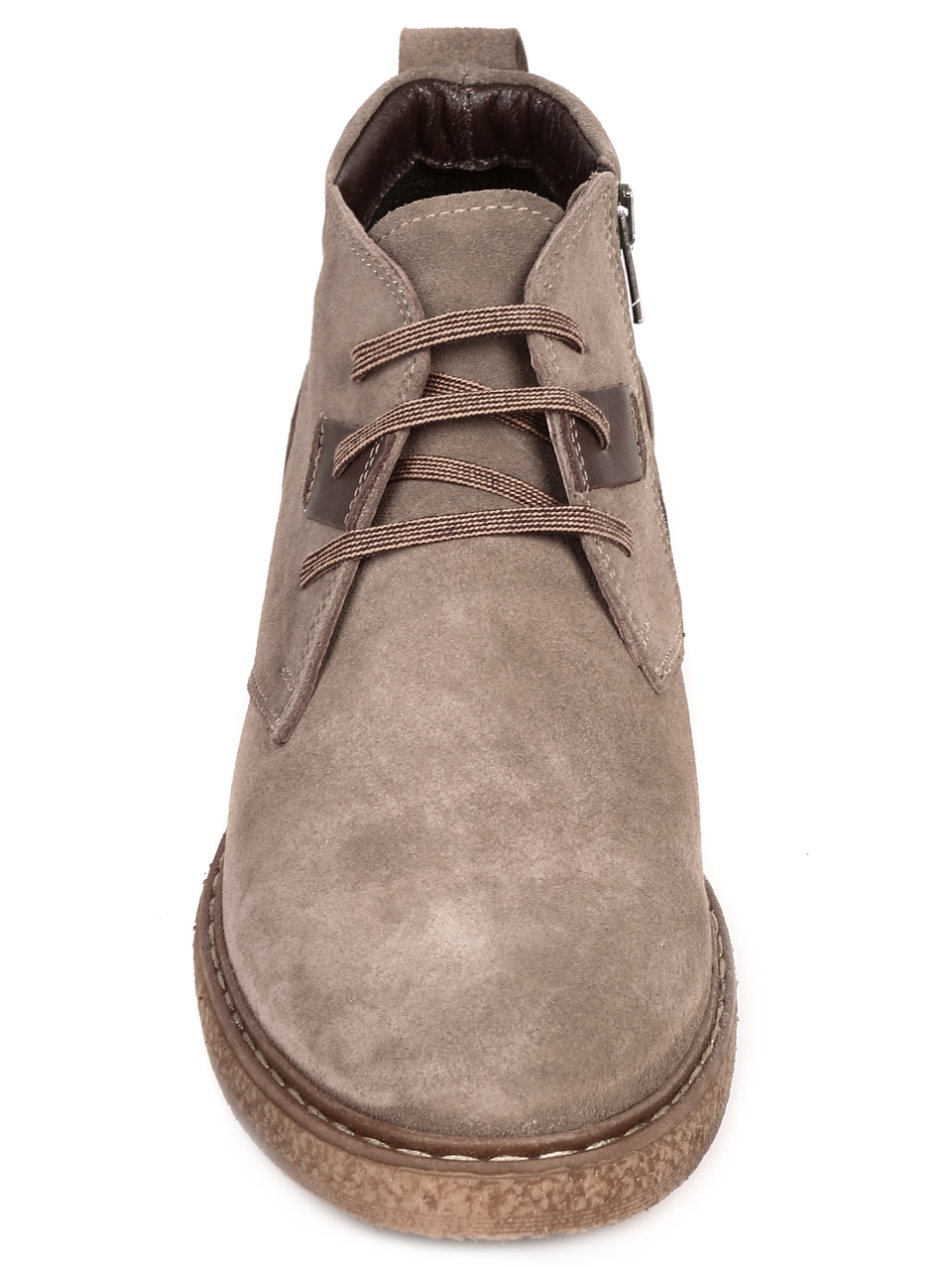 Мъжки боти от естествен набук в бежово 6AT-23784 beige
