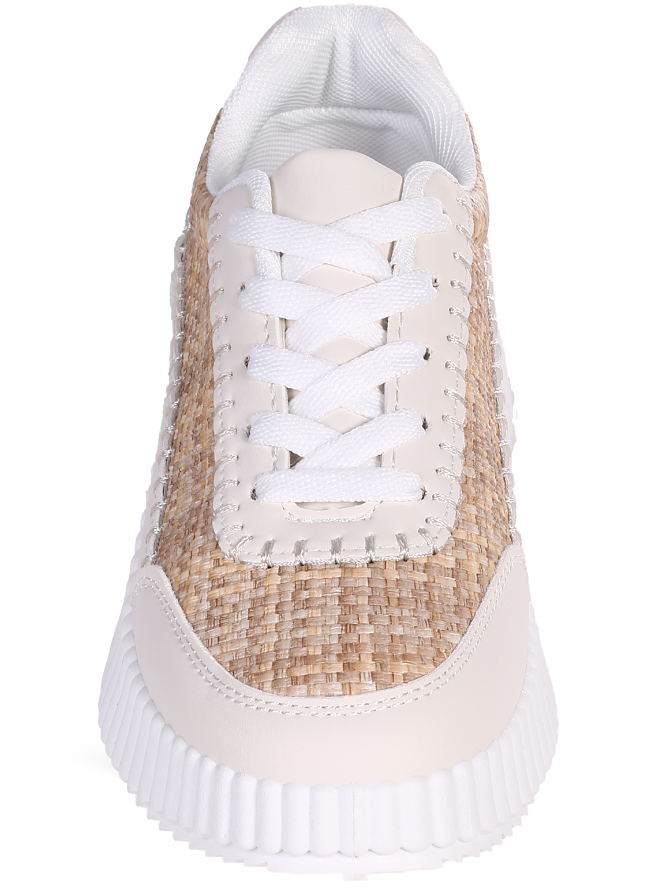 Ежедневни дамски обувки на платформа в бежово 3U-24078 beige