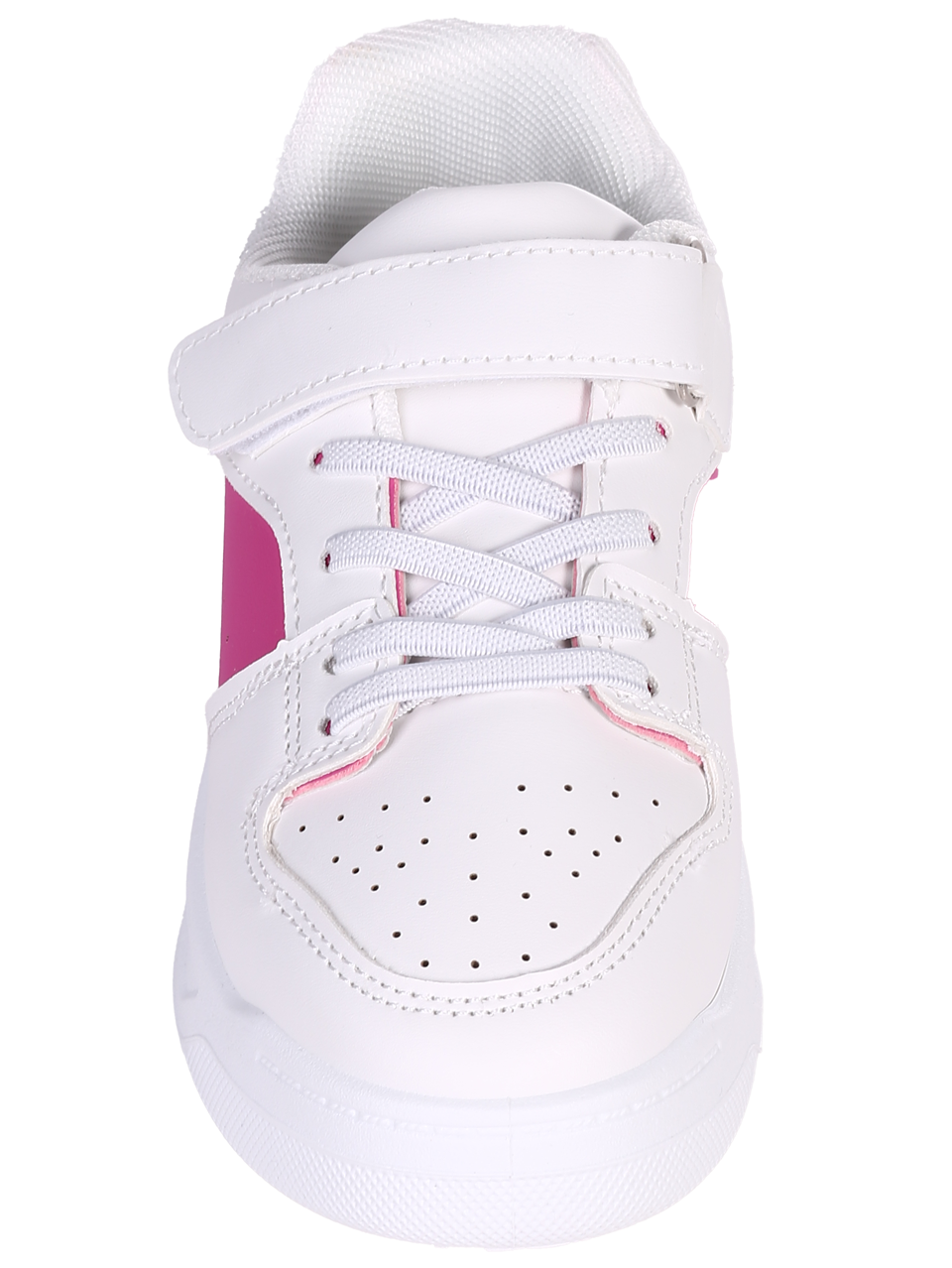 Комфортни детски обувки в бял/розов цвят 18U-24082 white/pink
