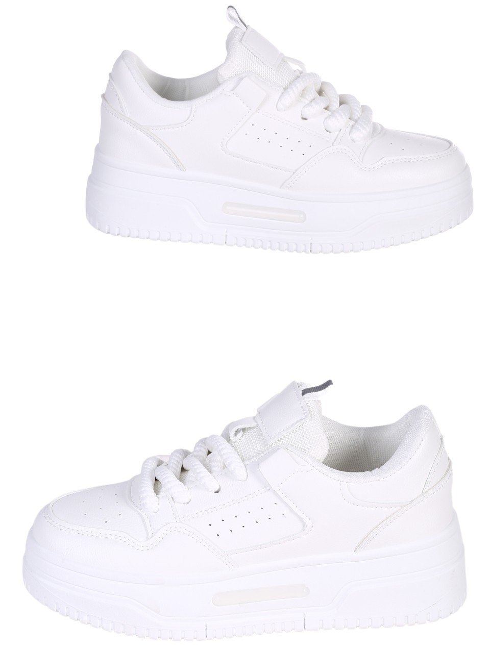 Eжедневни дамски обувки в бяло 3U-24006 all white