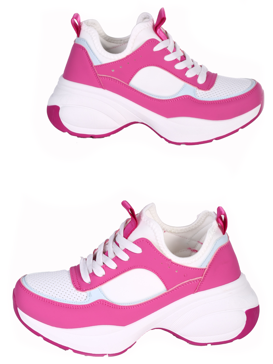 Ежедневни дамски обувки в цвят фуксия 3U-24091 fuchsia