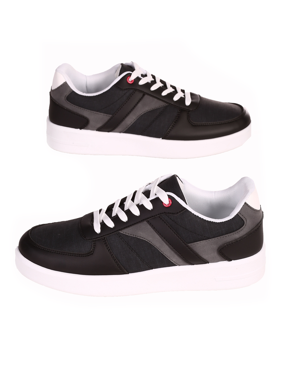 Ежедневни мъжки обувки в черно 7U-24117 black