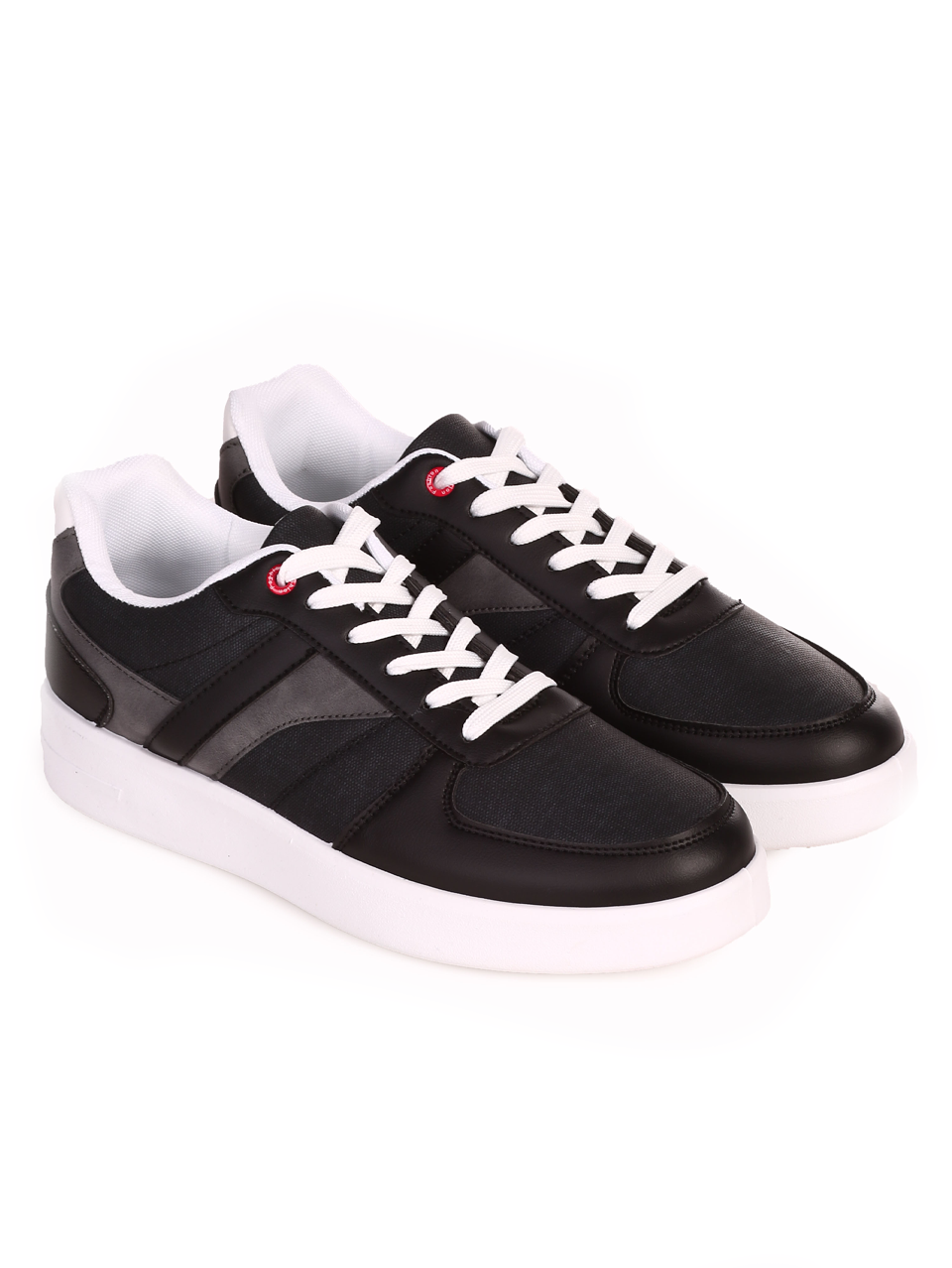 Ежедневни мъжки обувки в черно 7U-24117 black
