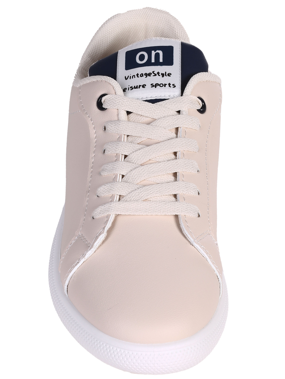 Ежедневни мъжки комфортни обувки в бежово 7U-24119 lt.beige