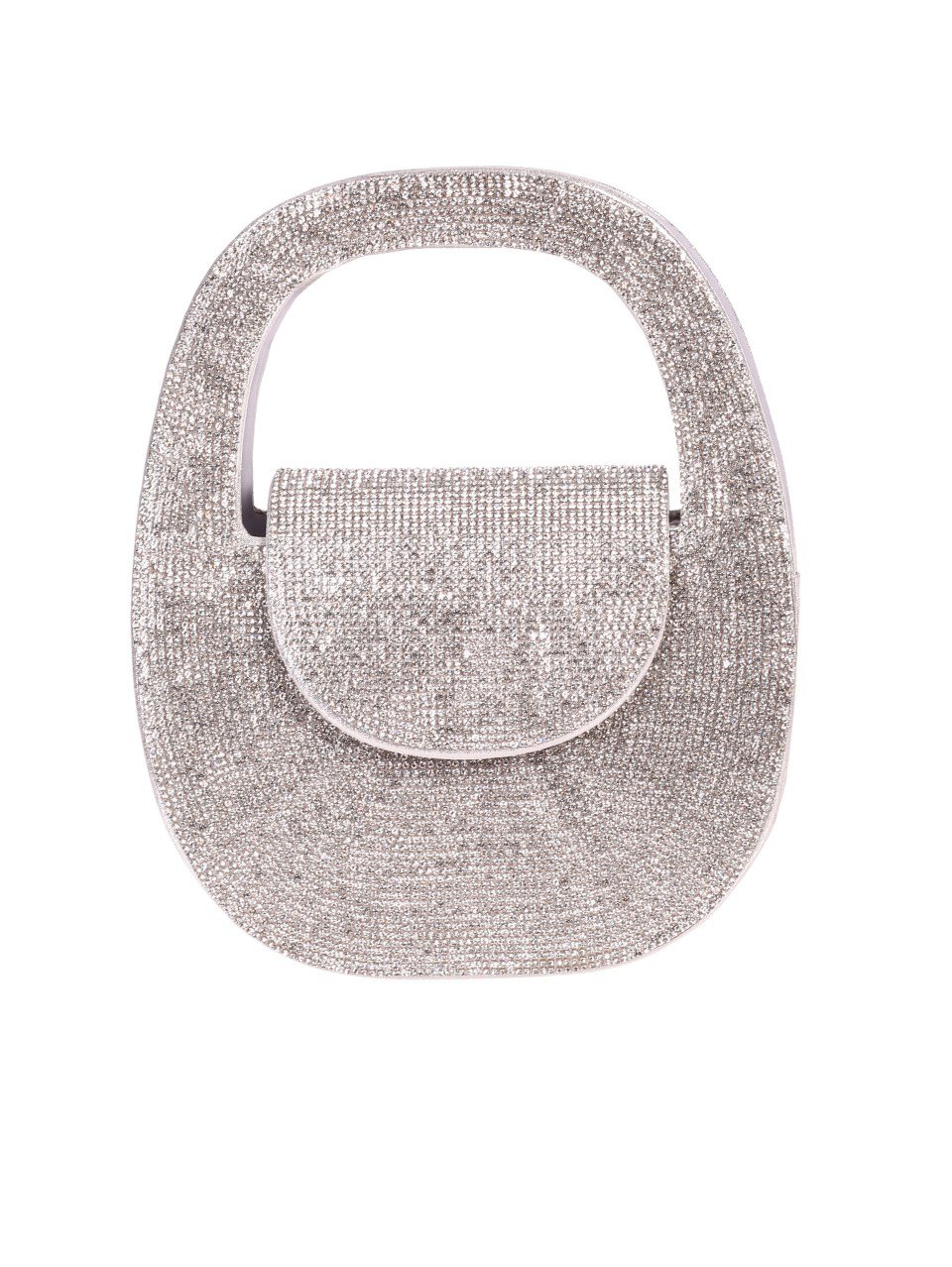 Елегантна дамска чанта в сребристо 9AG-24129 silver