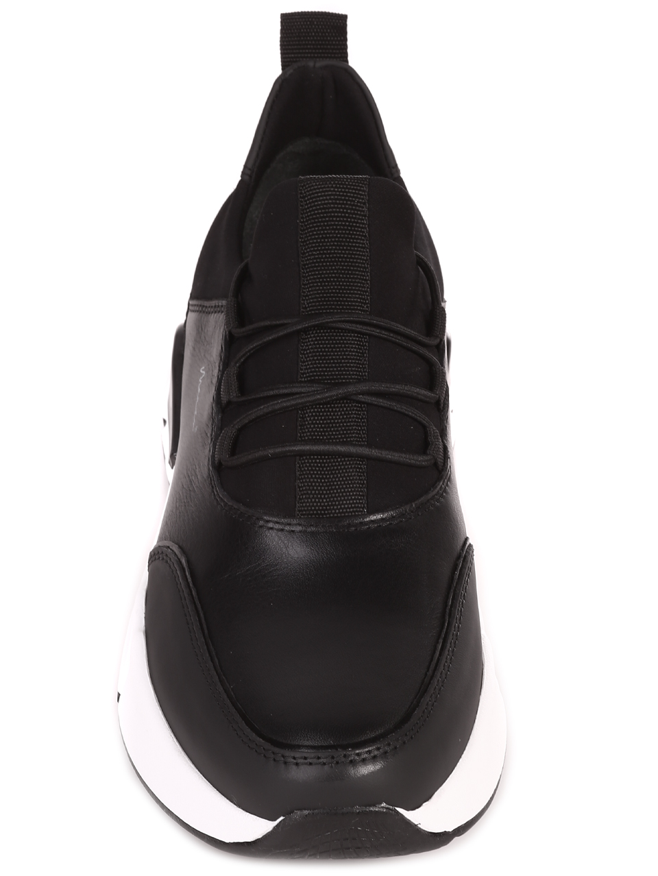 Ежедневни мъжки обувки от естествена кожа 152-15130 black