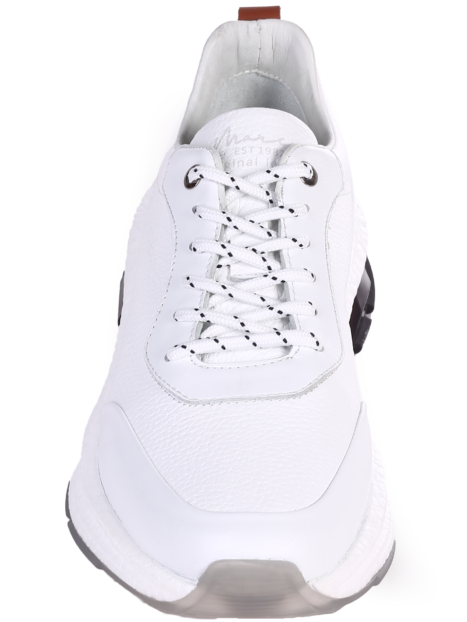Ежедневни мъжки обувки от естествена кожа 152-19204 Z-1 white