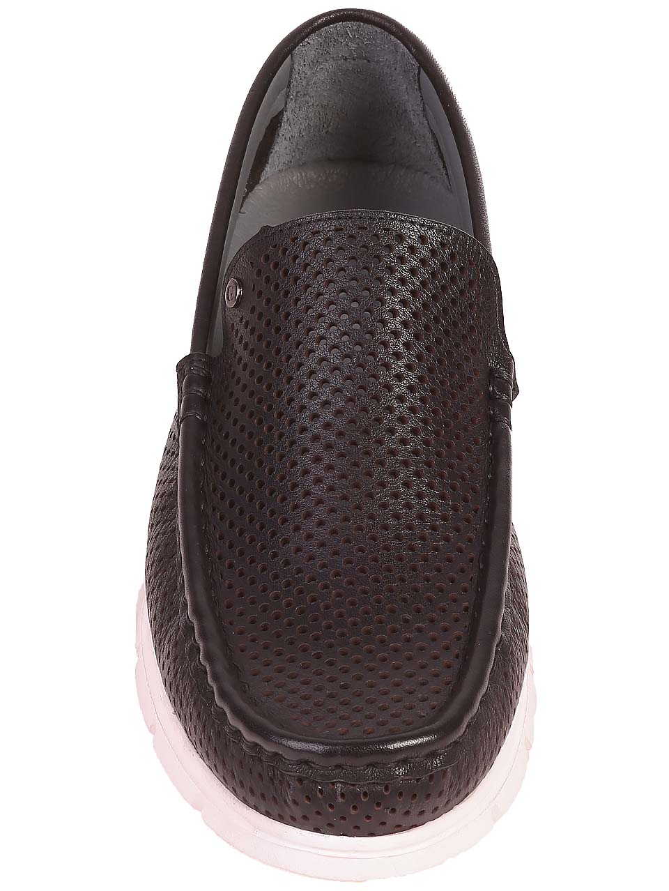 Мъжки мокасини от естествена кожа 7AT-24353 black