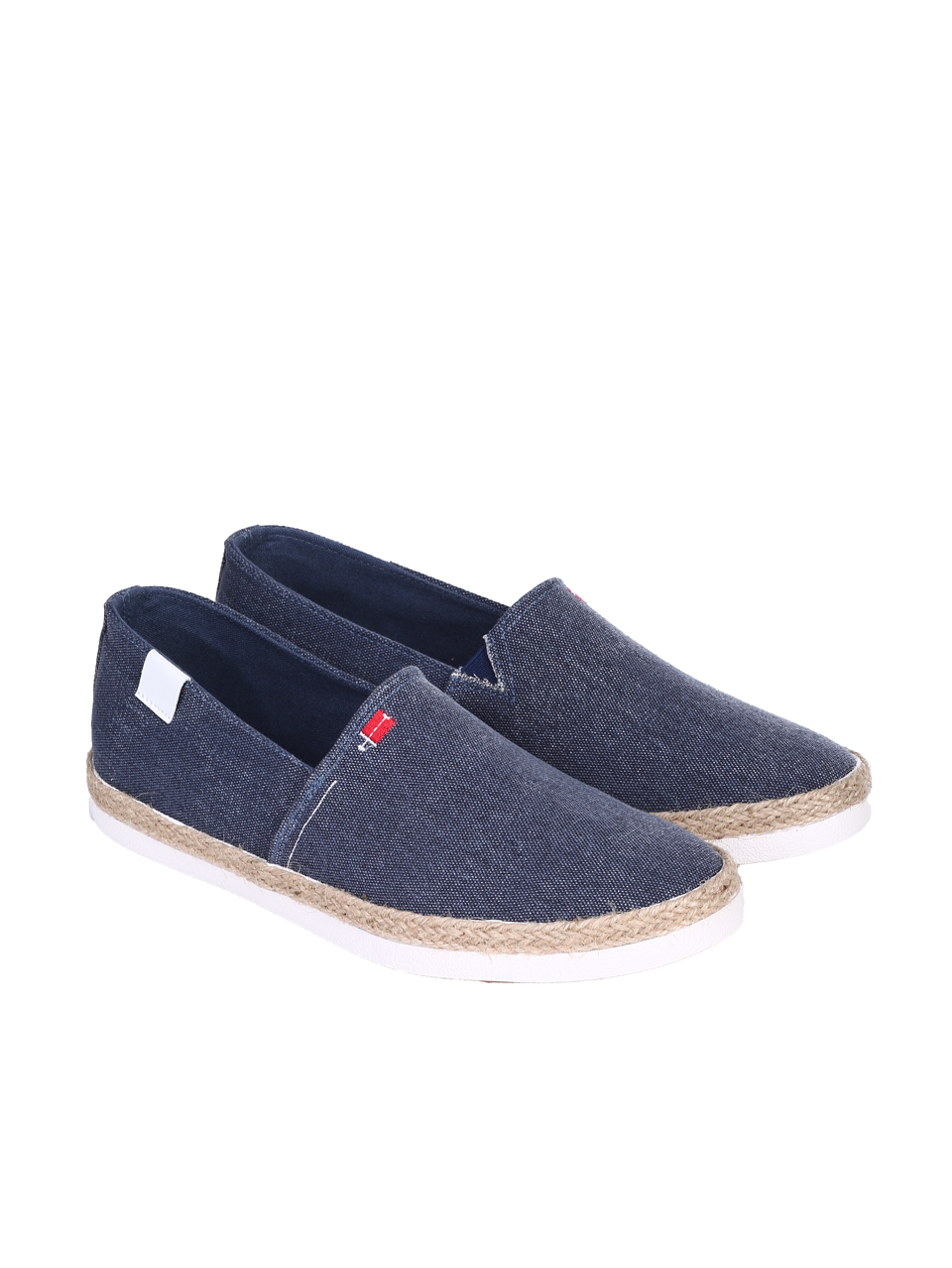 Мъжки еспадрили в сив цвят 7U-24157 jeans