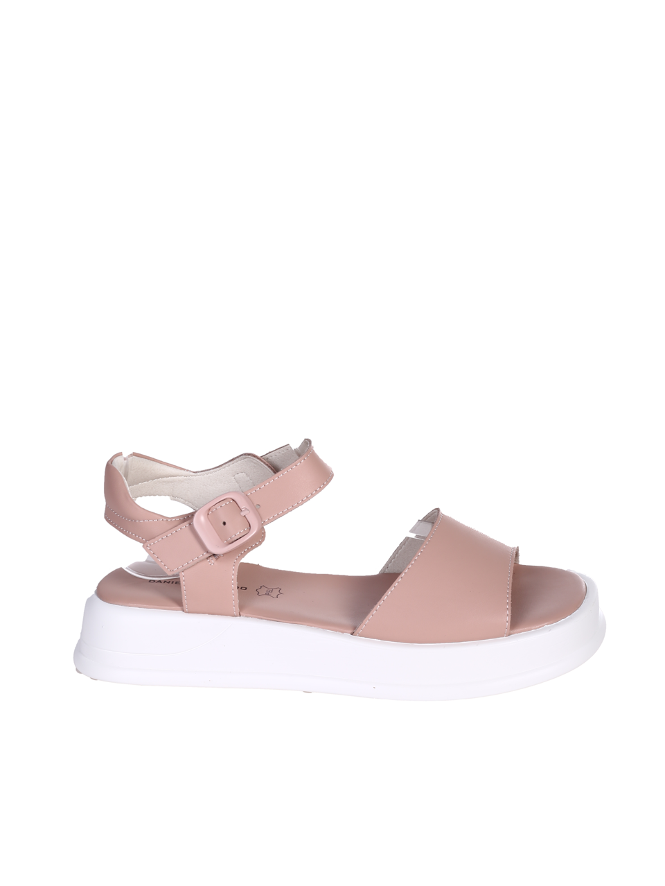 Ежедневни дамски сандали на платформа в розово 4AF-24171 pink