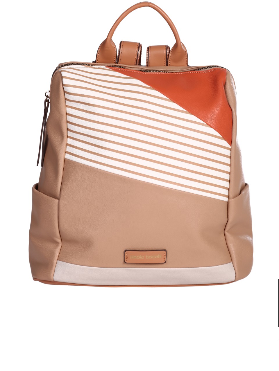 Ежедневна дамска раница в бежово 9Q-24264 beige