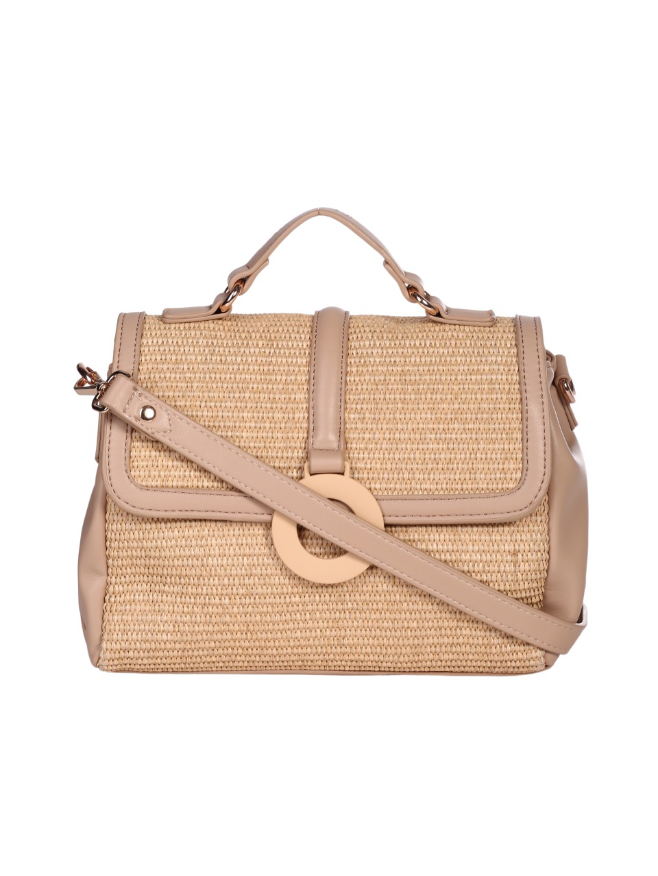 Дамска чанта в бежово 9Q-24269 beige