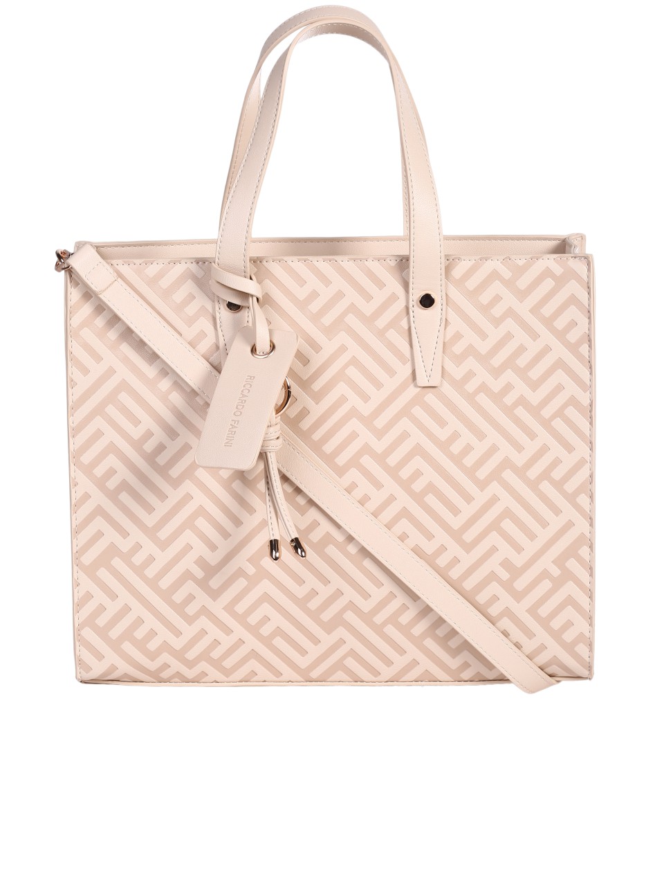 Елегантна дамска чанта в бежово 9V-24305 beige