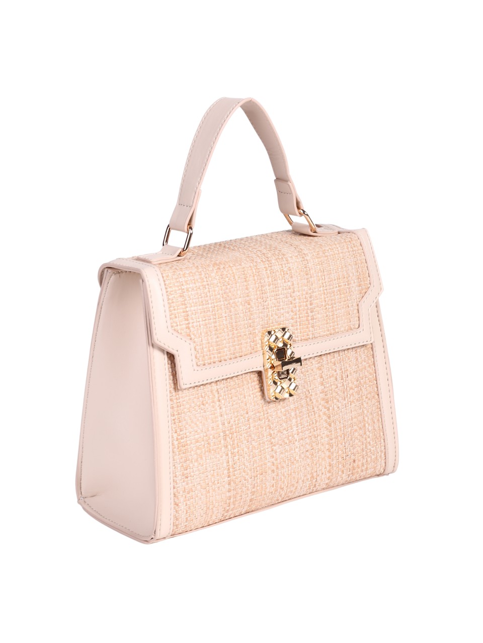 Ежедневна дамска чанта в бежово 9V-24307 beige