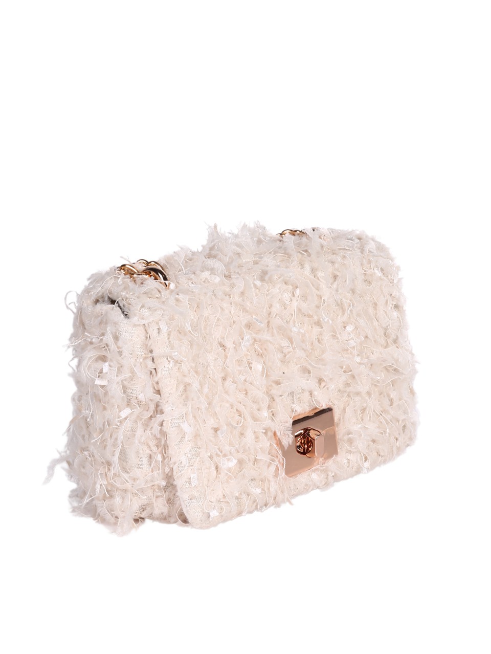 Ежедневна дамска чанта в бяло 9AG-24251 ivory/off white