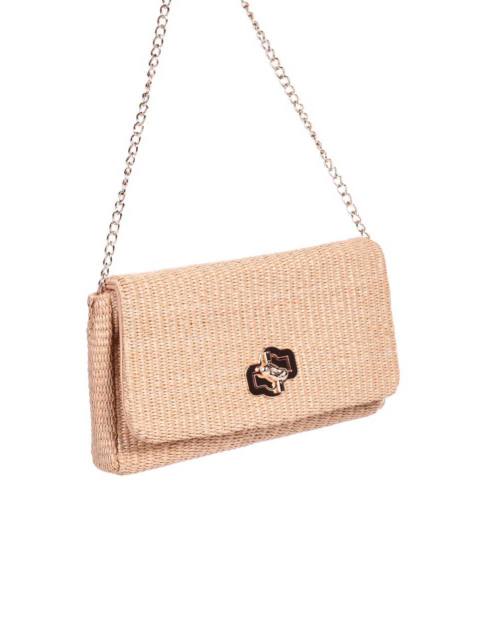 Ежедневна дамска чанта в бежово 9AG-24252 beige