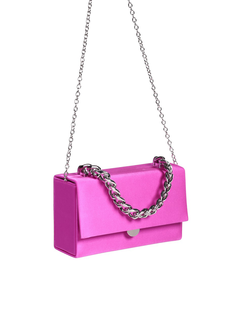 Елегантна дамска чанта тип клъч в цвят фуксия 9AG-24254 fuchsia