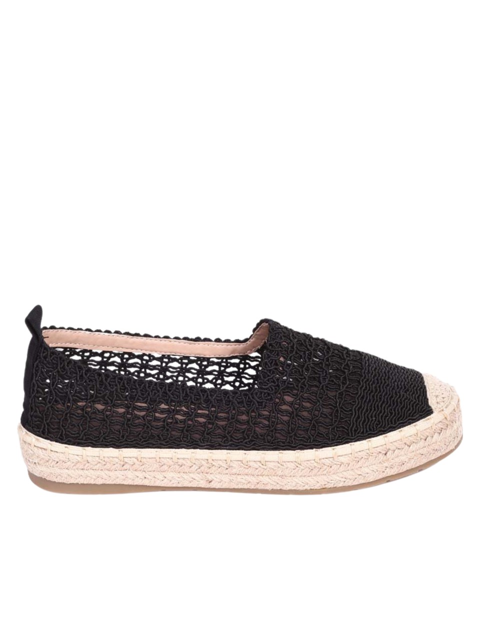 Ежедневни дамски обувки в черно 3H-24180 black