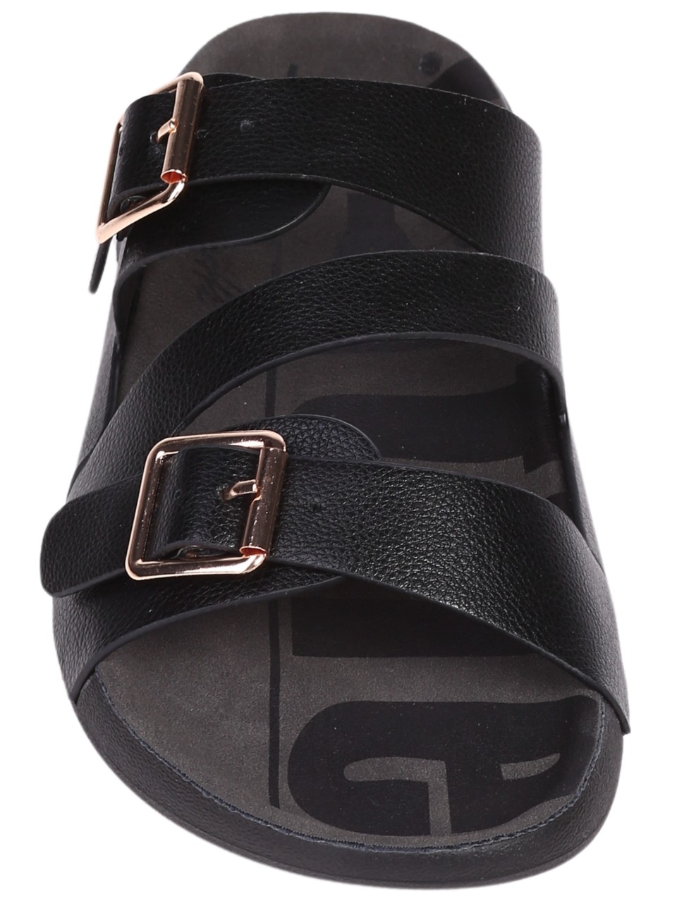Ежедневни дамски чехли в черно 5H-24250 black