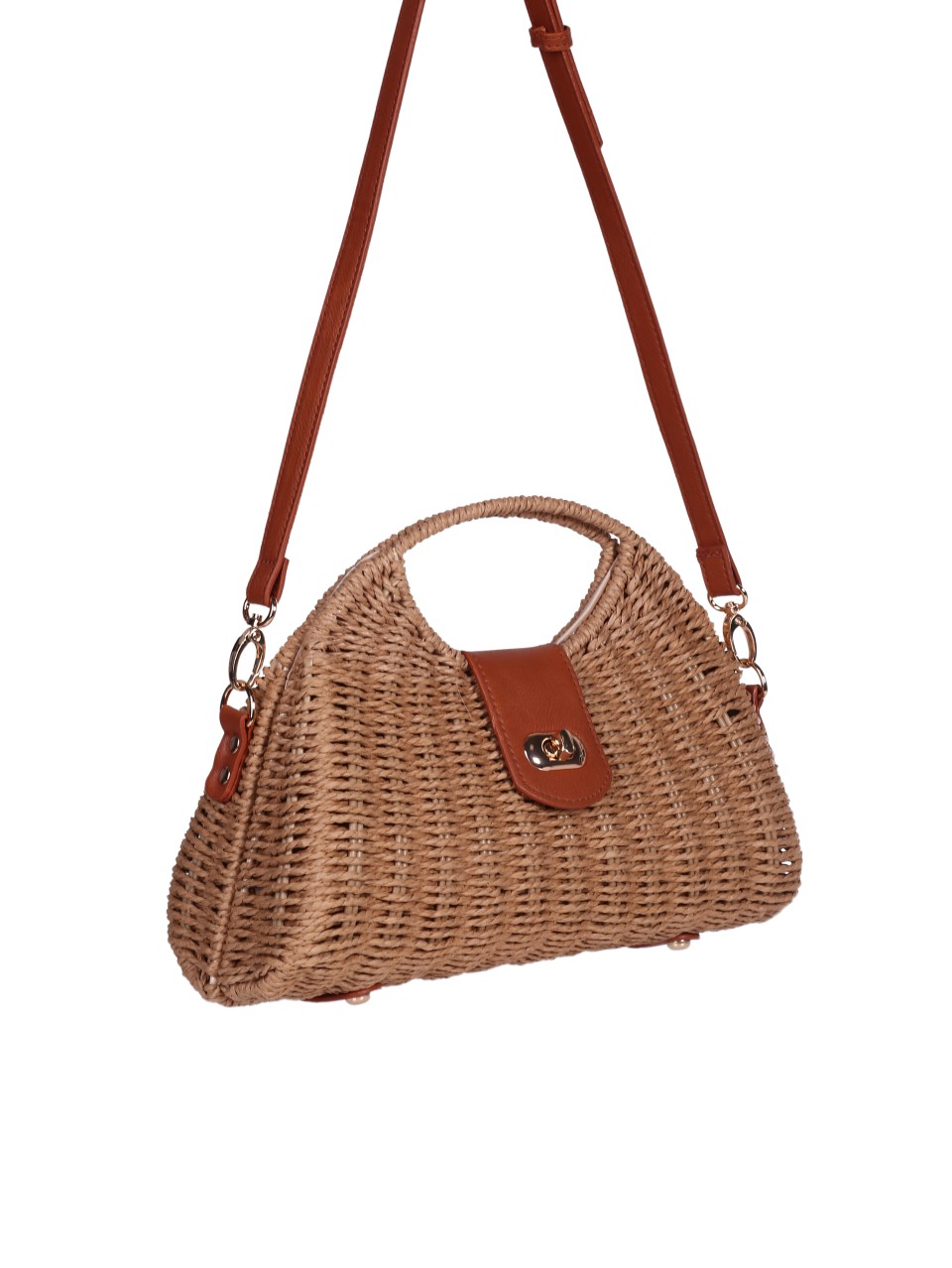 Ежедневна дамска чанта в бежово 9V-24262 beige