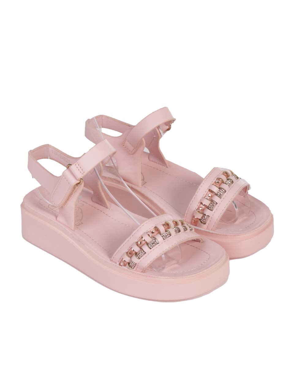 Ежедневни детски сандали в розово 17F-24225 pink
