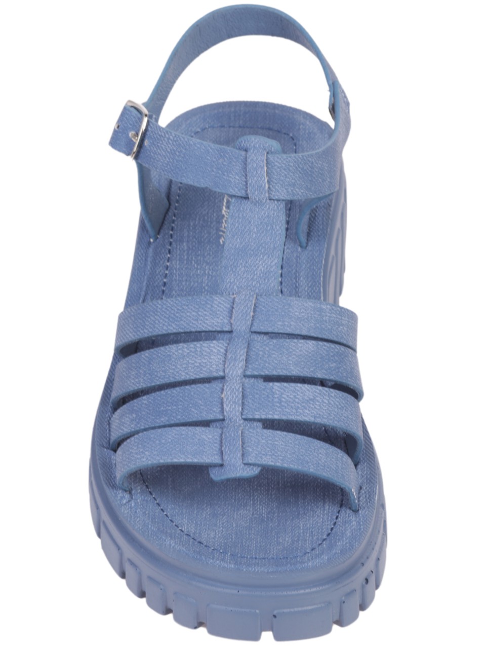 Ежедневни дамски сандали в цвят деним 4F-24234 denim