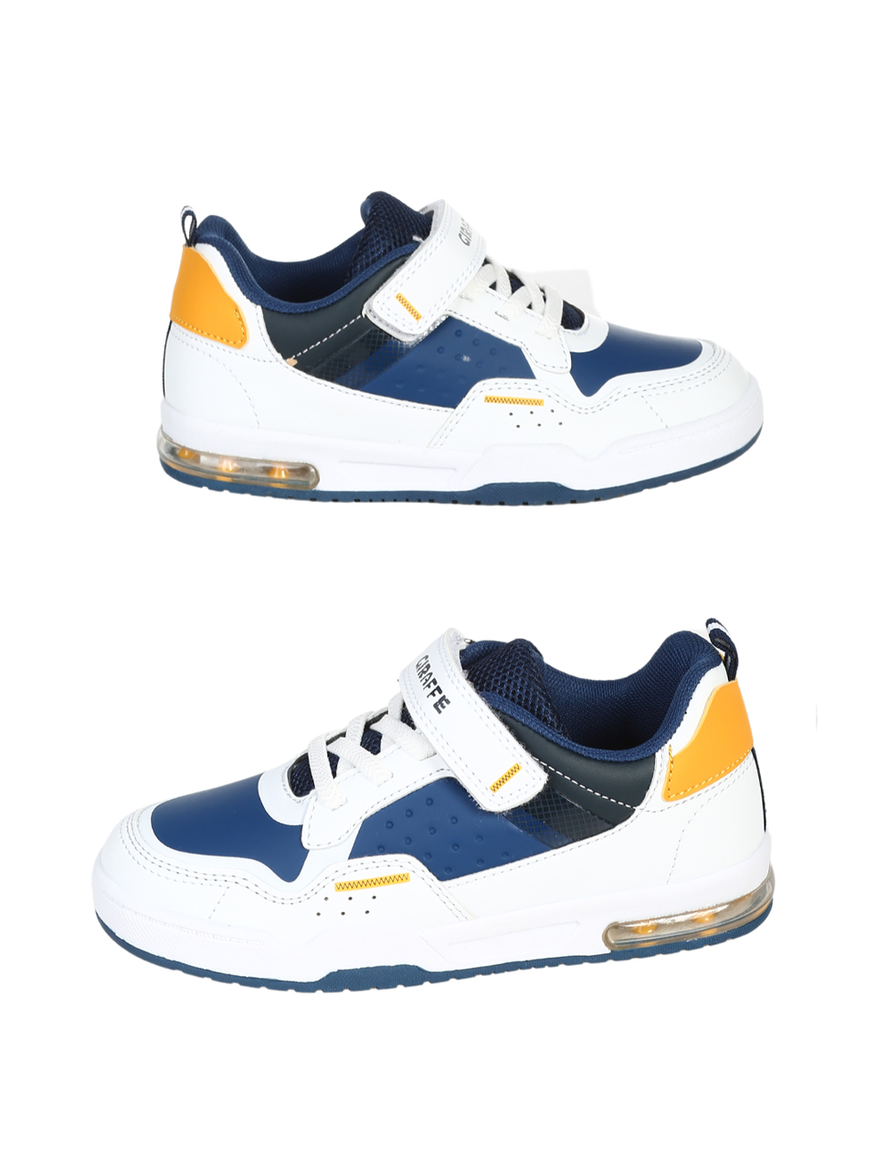 Детски комфортни обувки в бял/нави цвят 18K-24541 white/navy