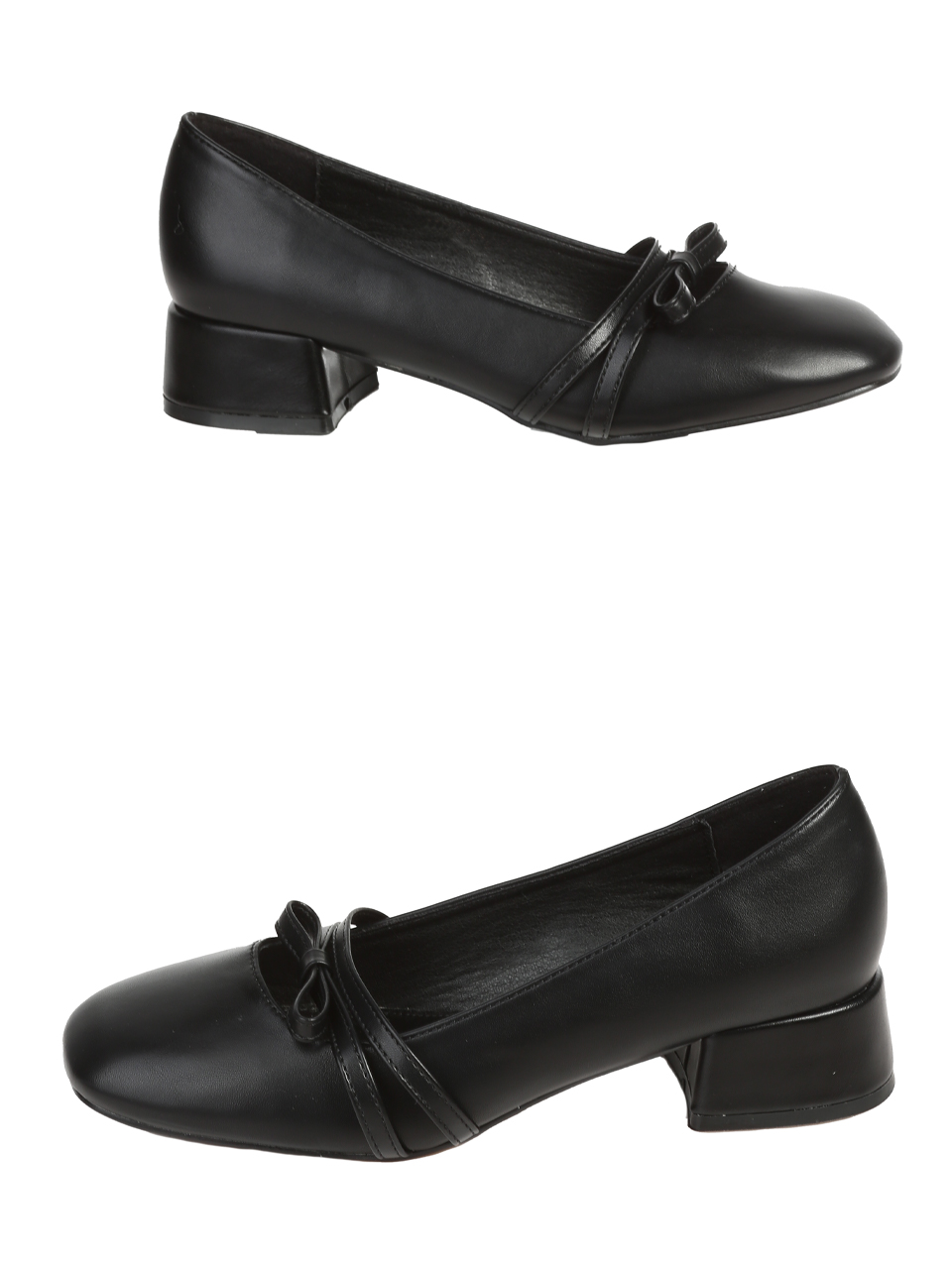 Ежедневни дамски обувки в черно 3M-24647 black