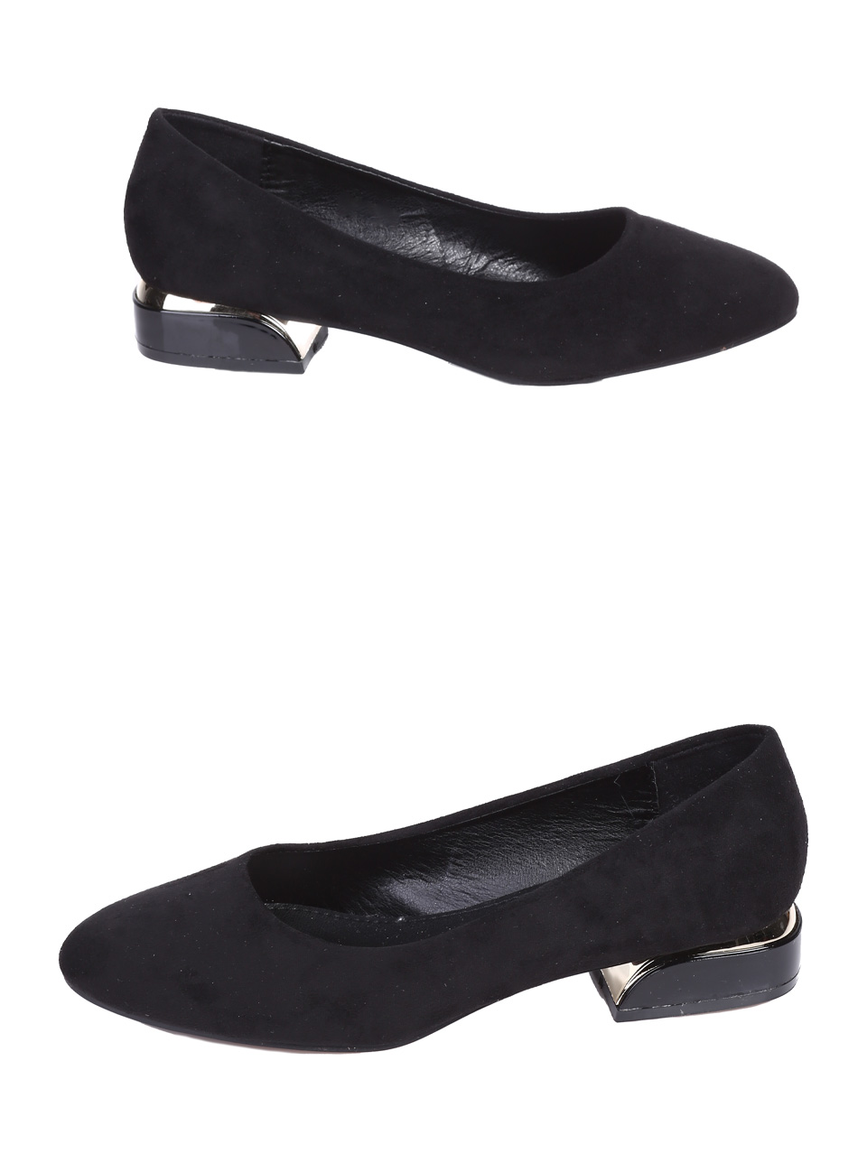 Ежедневни дамски обувки в черно 3M-24635 black mf