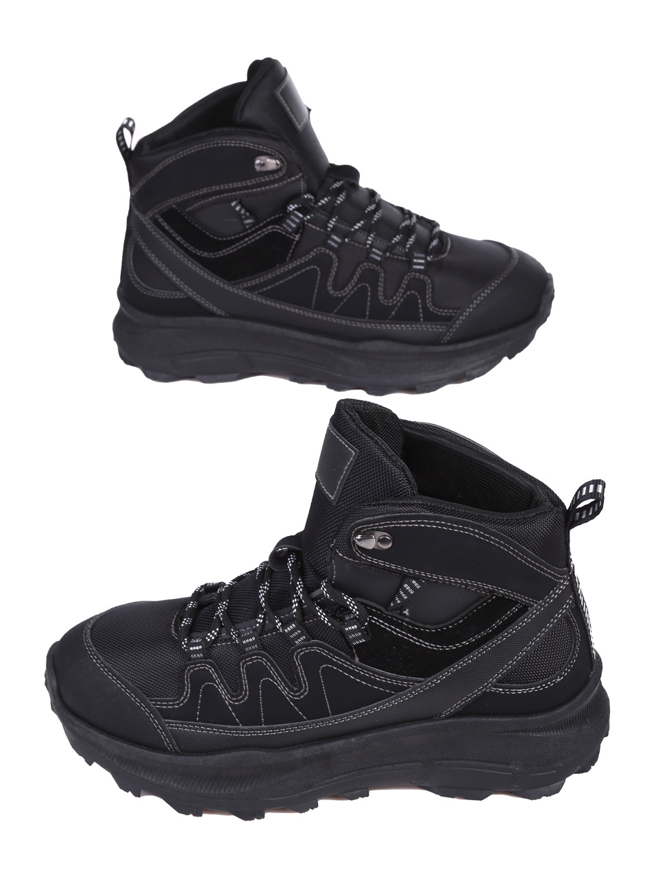 Ежедневни мъжки боти в черно 6U-24713 black