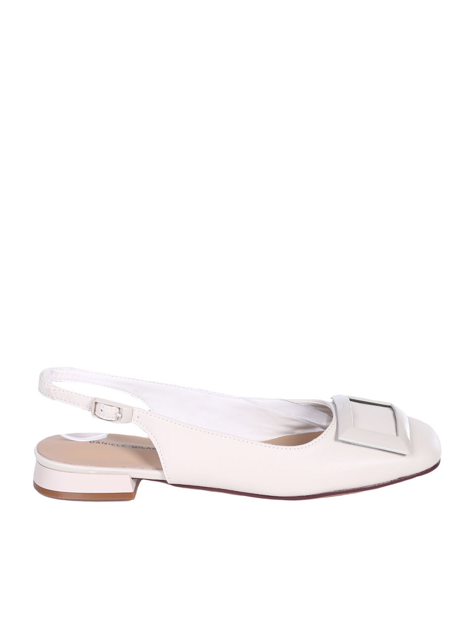 Ежедневни дамски обувки от естествена кожа в бежово 3AF-25063 off white