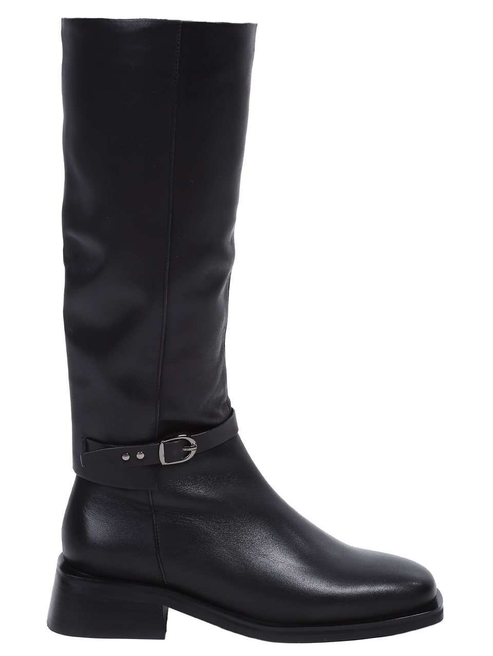 Ежедневни дамски ботуши от естествена кожа в черно W243-15-S32-N1249R black