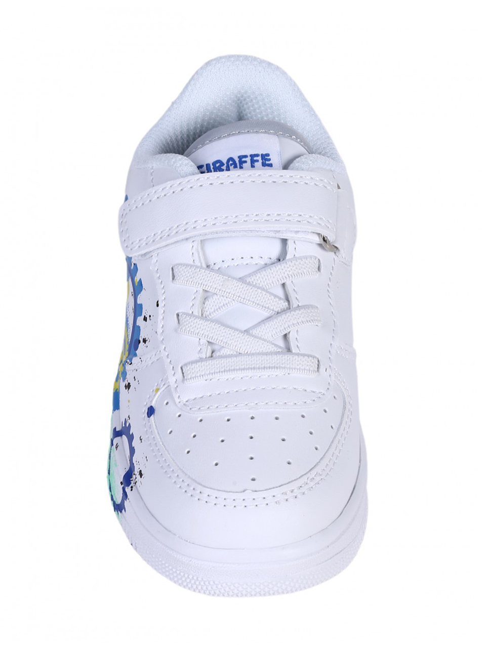 Детски комфортни обувки в бял/син цвят 18K-25191 white/blue