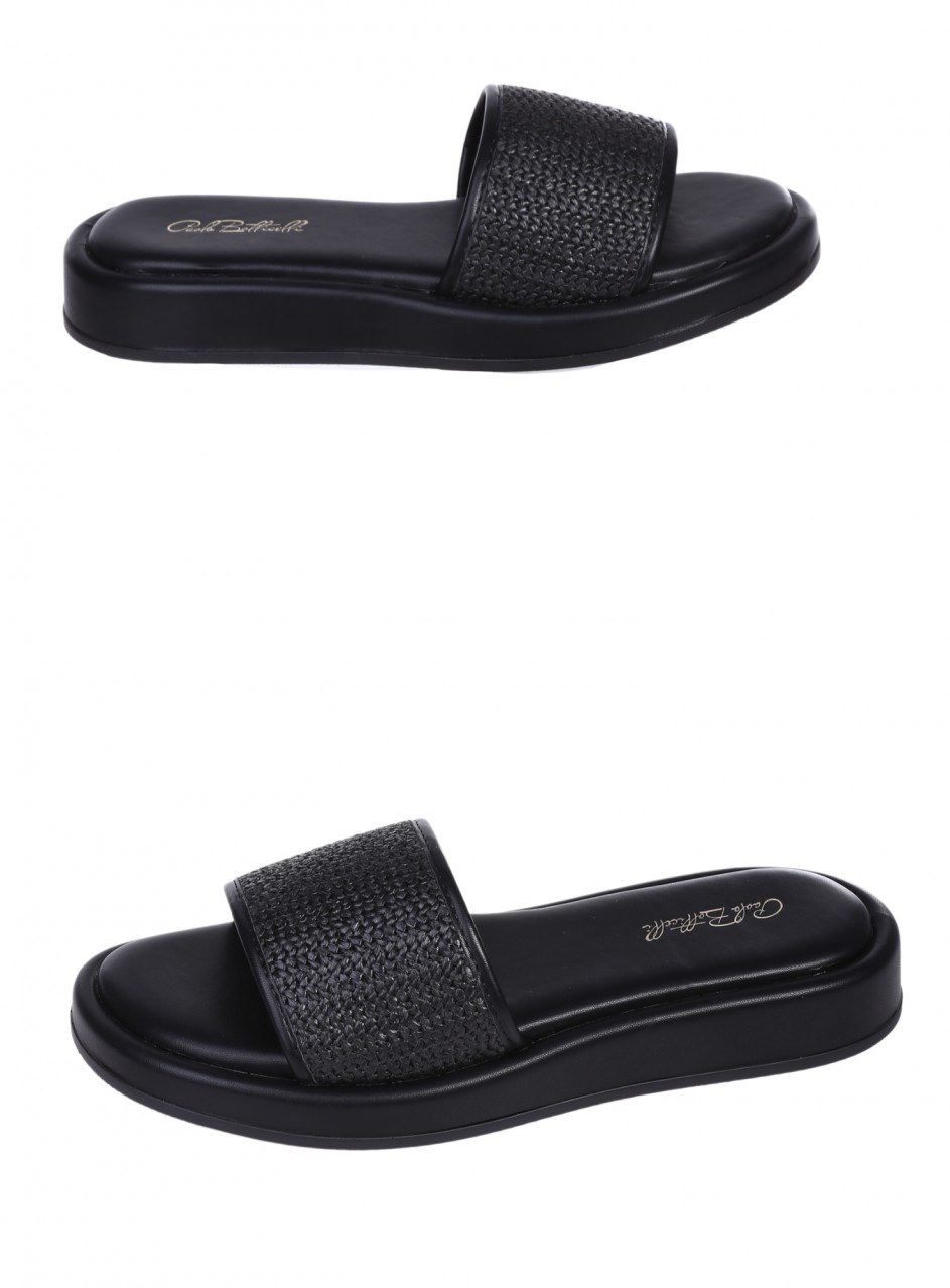 Ежедневни дамски чехли в черно 5H-25180 black