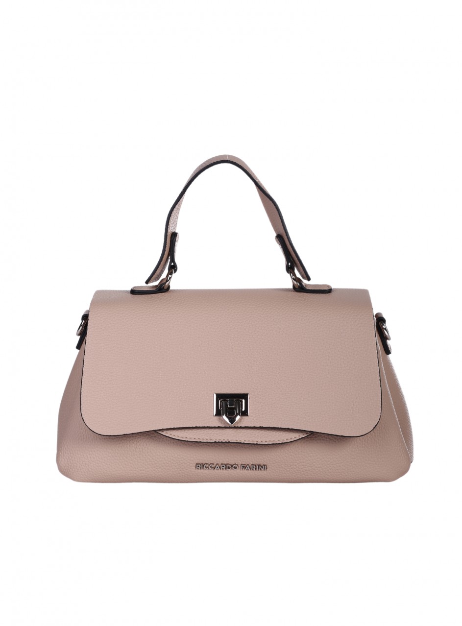 Ежедневна дамска чанта в бежов/кафяв цвят 9V-25252 beige