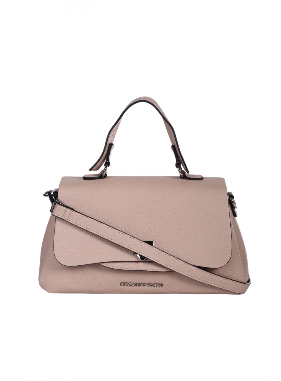 Ежедневна дамска чанта в бежов/кафяв цвят 9V-25252 beige