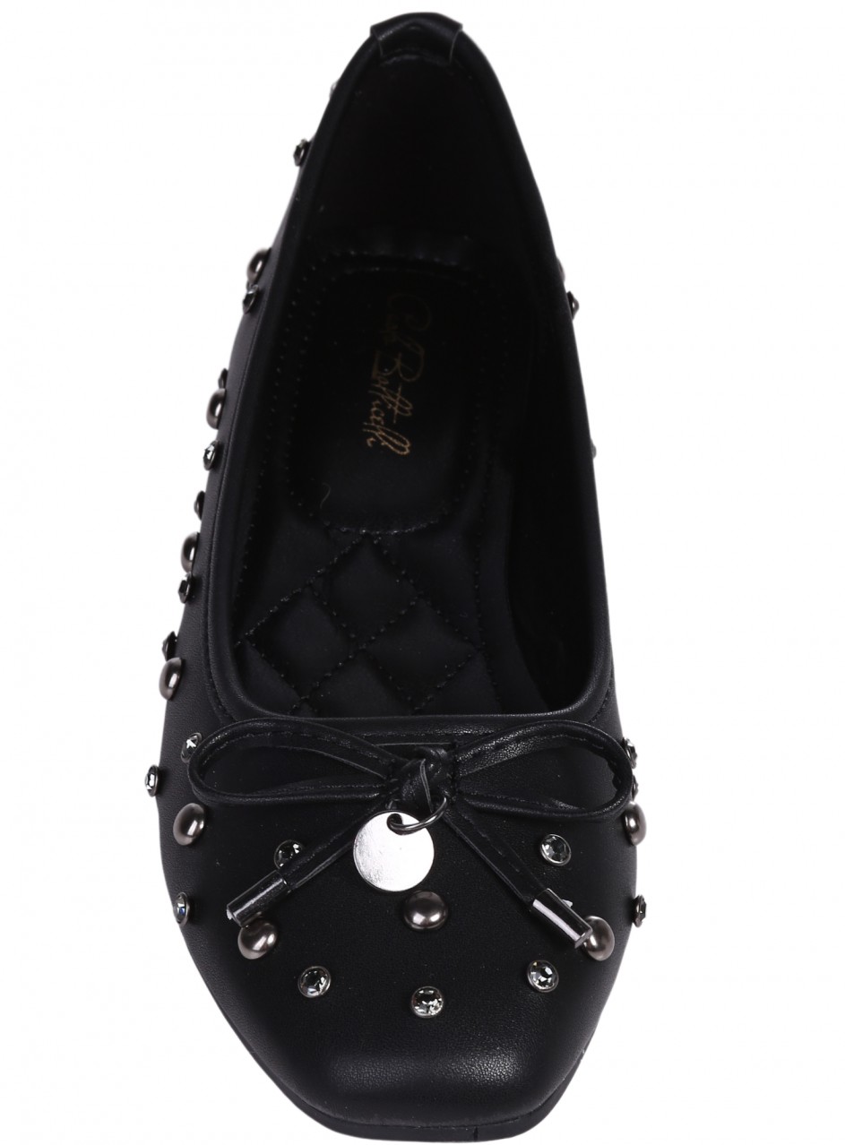 Ежедневни дамски обувки в черно 3M-25263 black