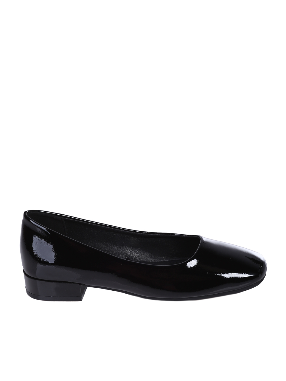 Ежедневни дамски обувки в черно  3C-25266 black patent