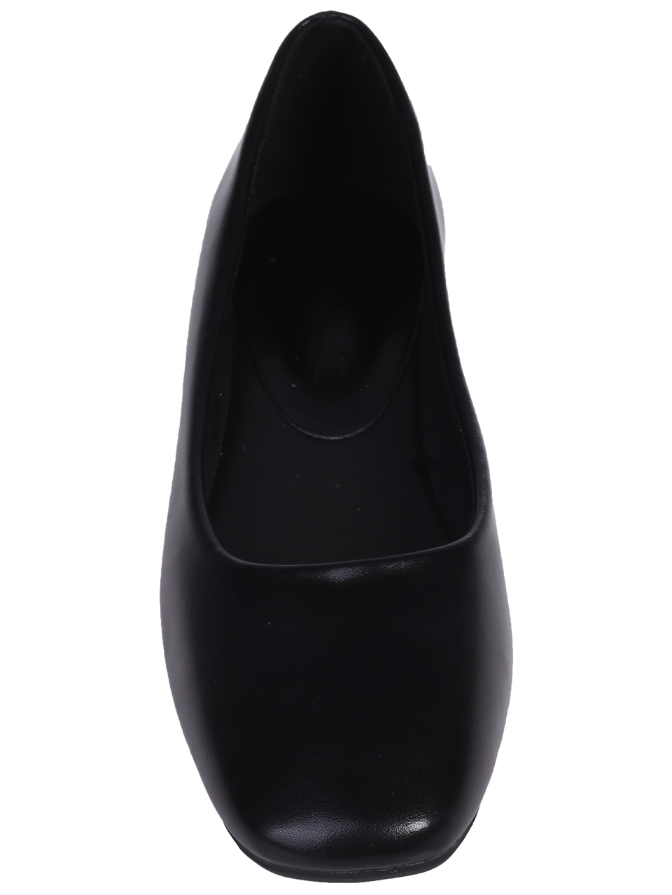 Ежедневни дамски обувки в черно  3C-25266 black pu