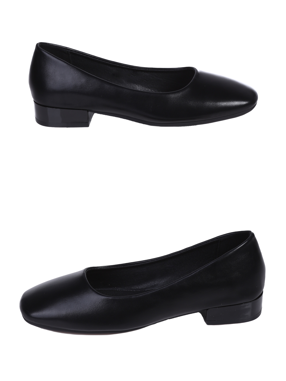 Ежедневни дамски обувки в черно  3C-25266 black pu