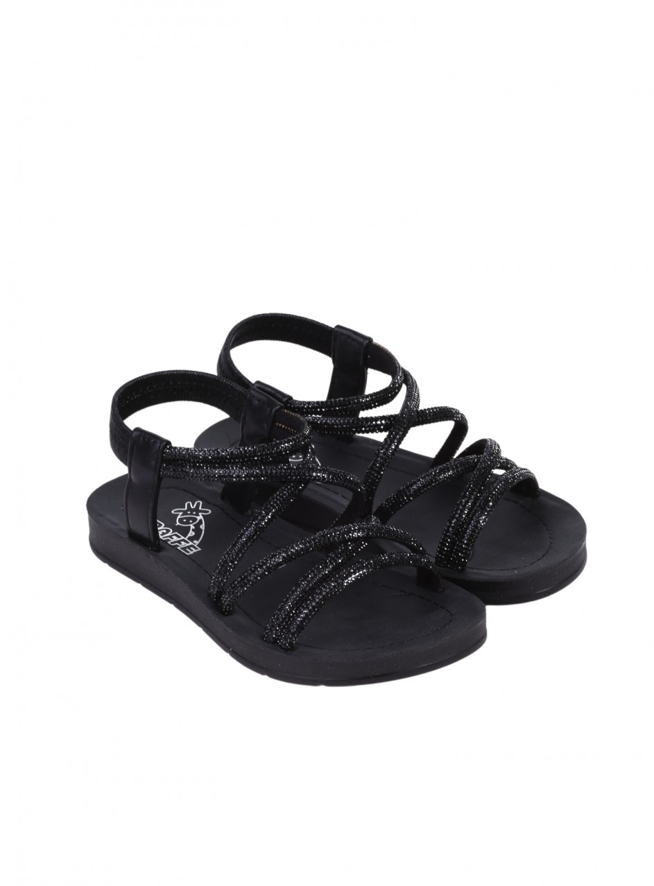 Ежедневни детски сандали в черно 18F-25219 black