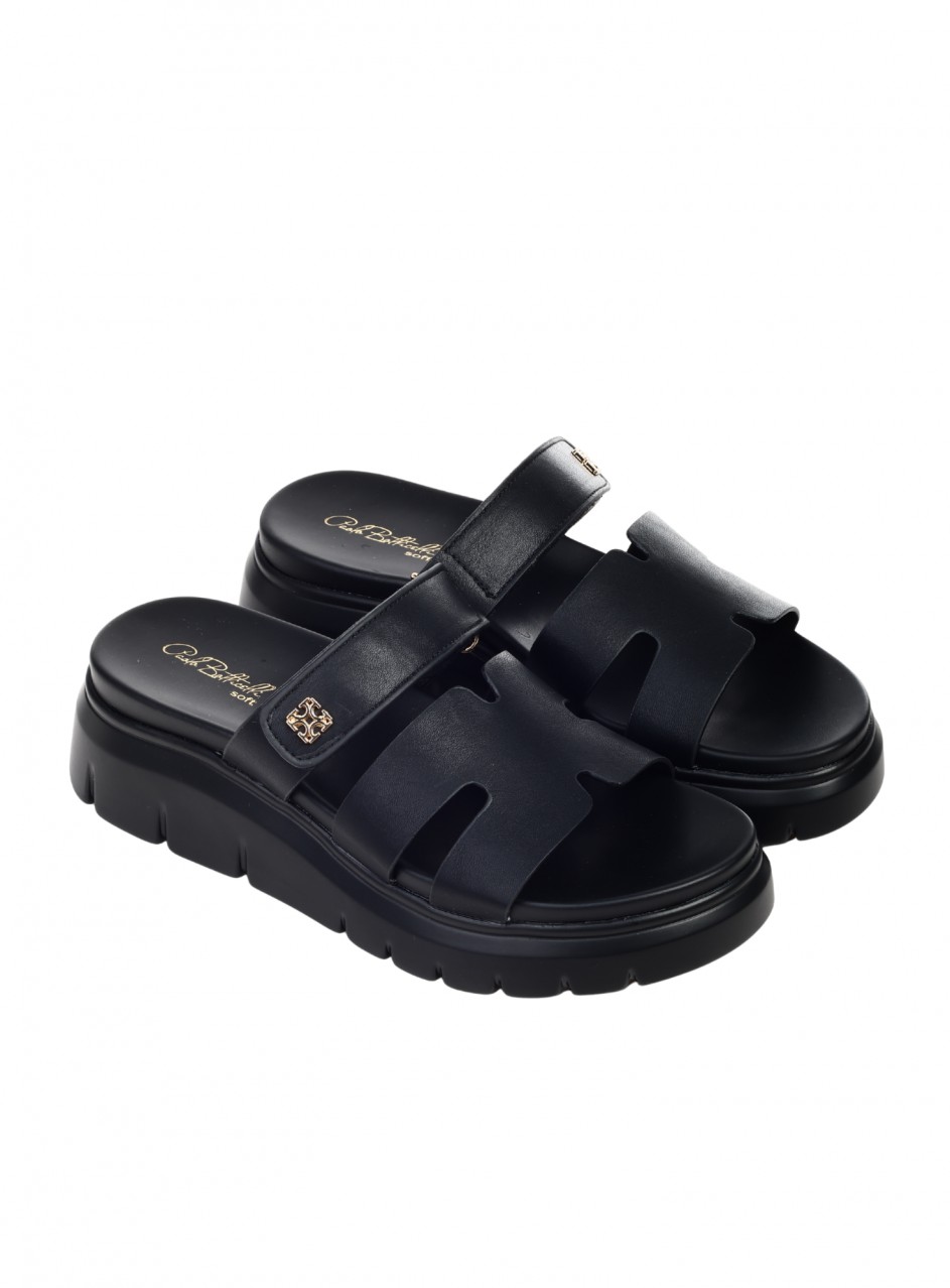 Ежедневни дамски чехли в черно 5H-25308 black