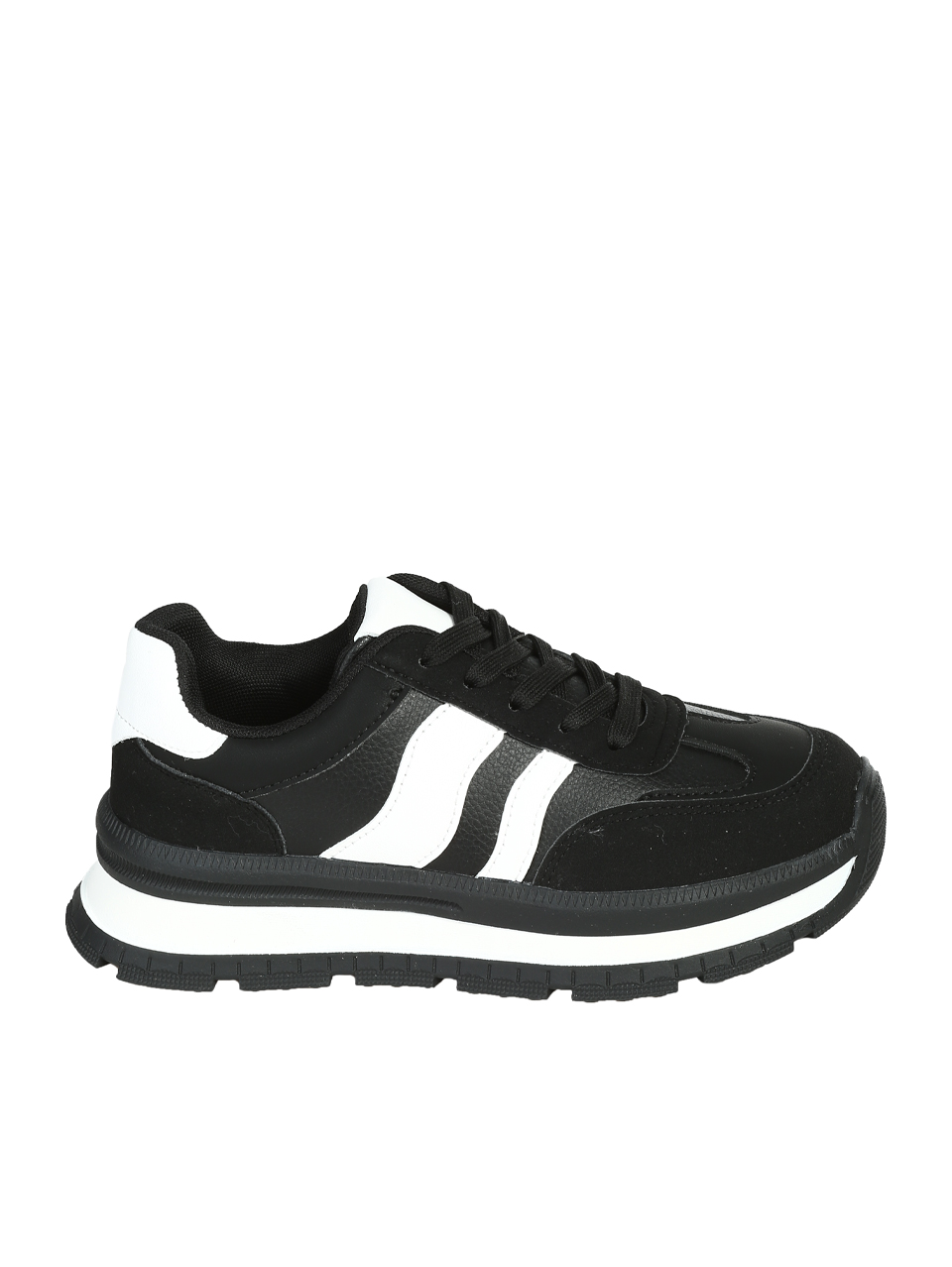 Ежедневни дамски обувки в черно 3U-25505 black